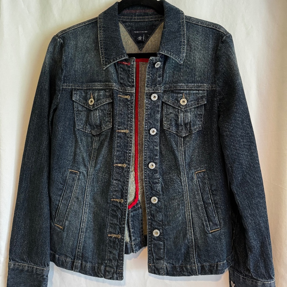 Tommy Hilfiger Blue Denim Jean Jacket Size M